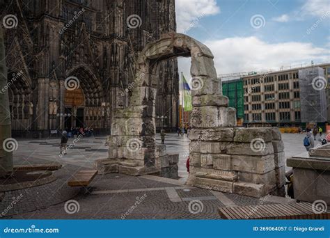 cologne germany roman ruins.